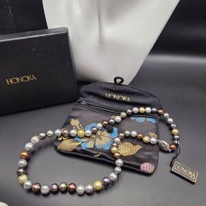 Honora Multicolor Pearl Necklace. 20 Inch